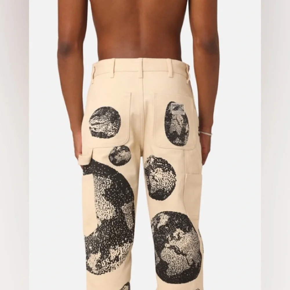 Mens Market Bitmap Carpenter Pants - Picture 5 of 13